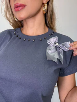 Blusa  Chique com Laço